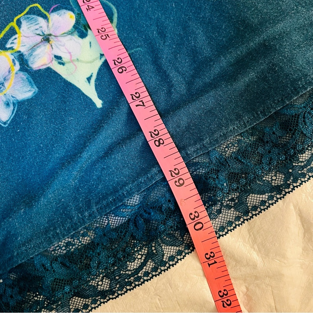 Soma Large Cool Nights Floral Lace Nightie Slip Dress Sexy Comfort Romantic - Picture 6 of 11